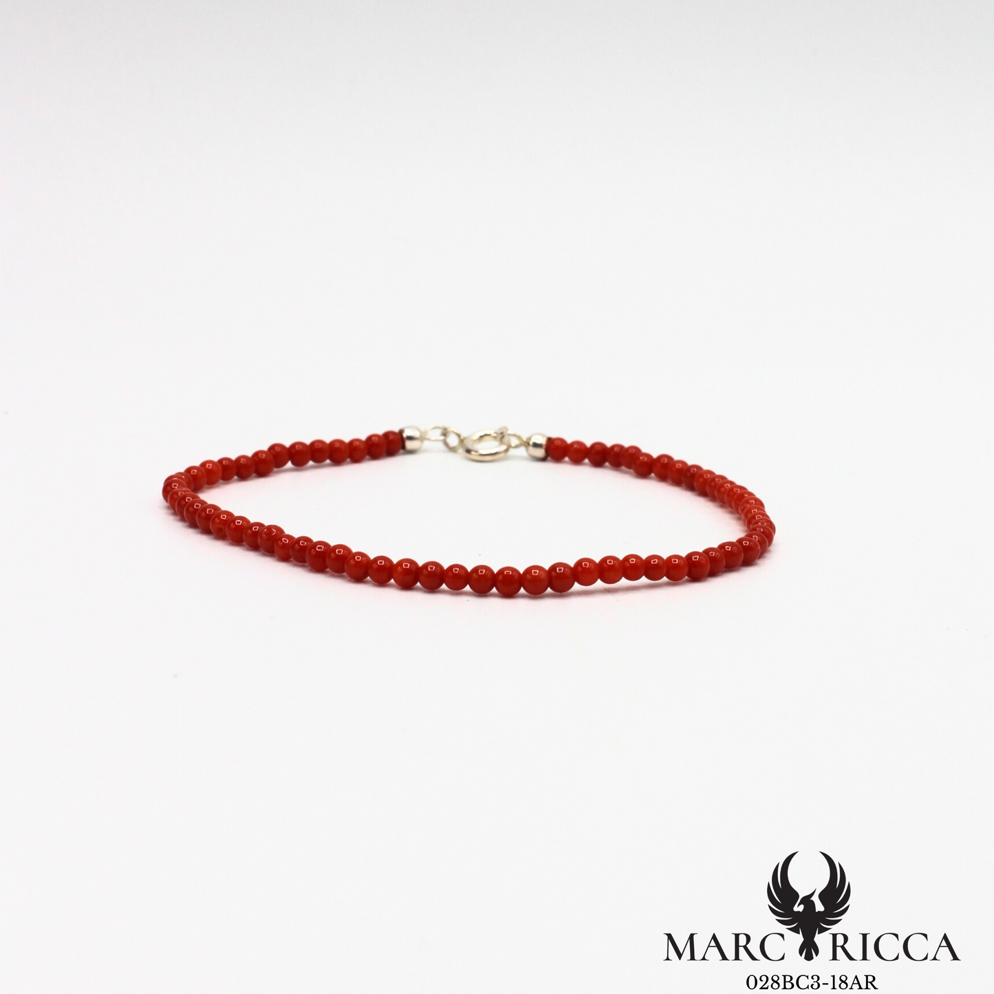 Bracelet perles corail 3mm