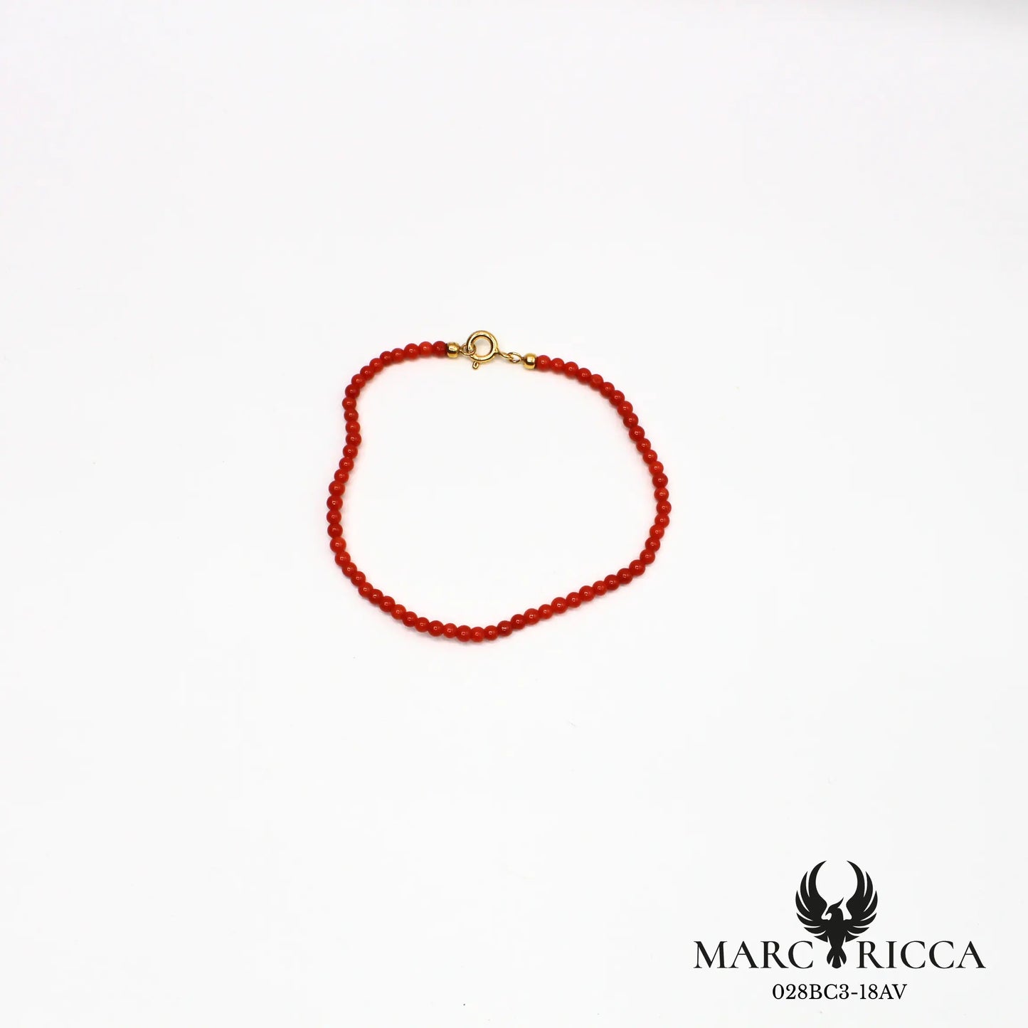 Bracelet perles corail 3mm