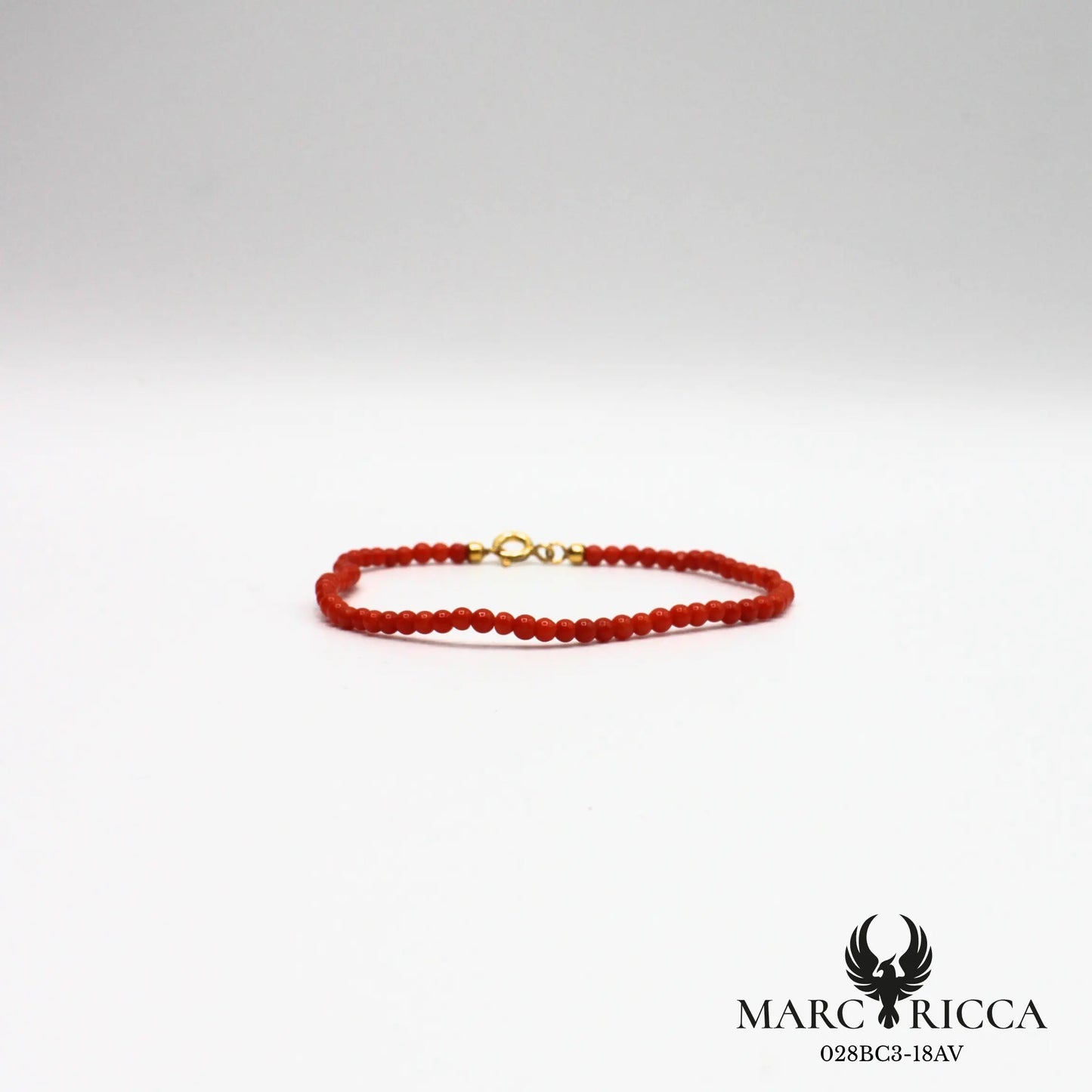 Bracelet perles corail 3mm
