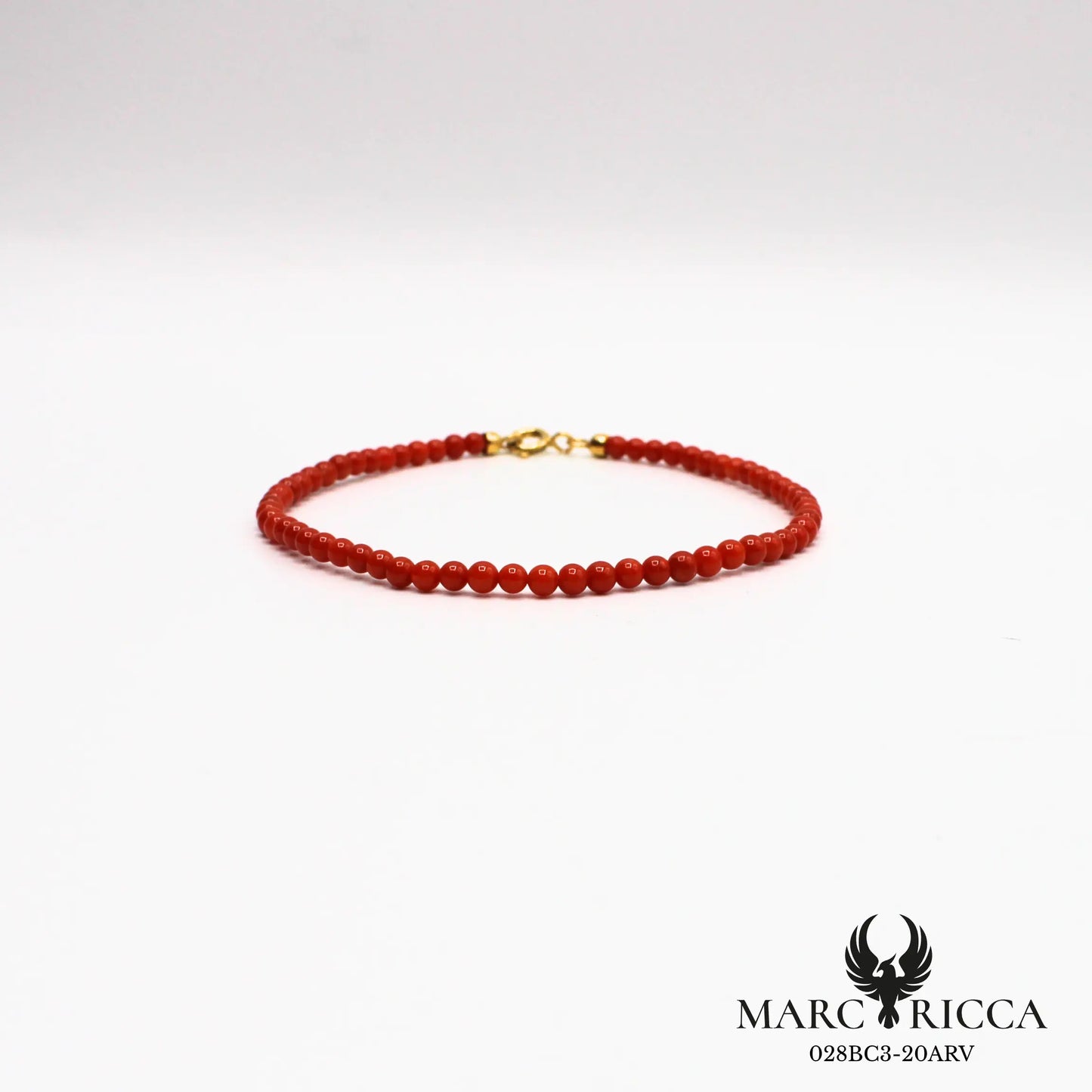 Bracelet perles corail 3mm