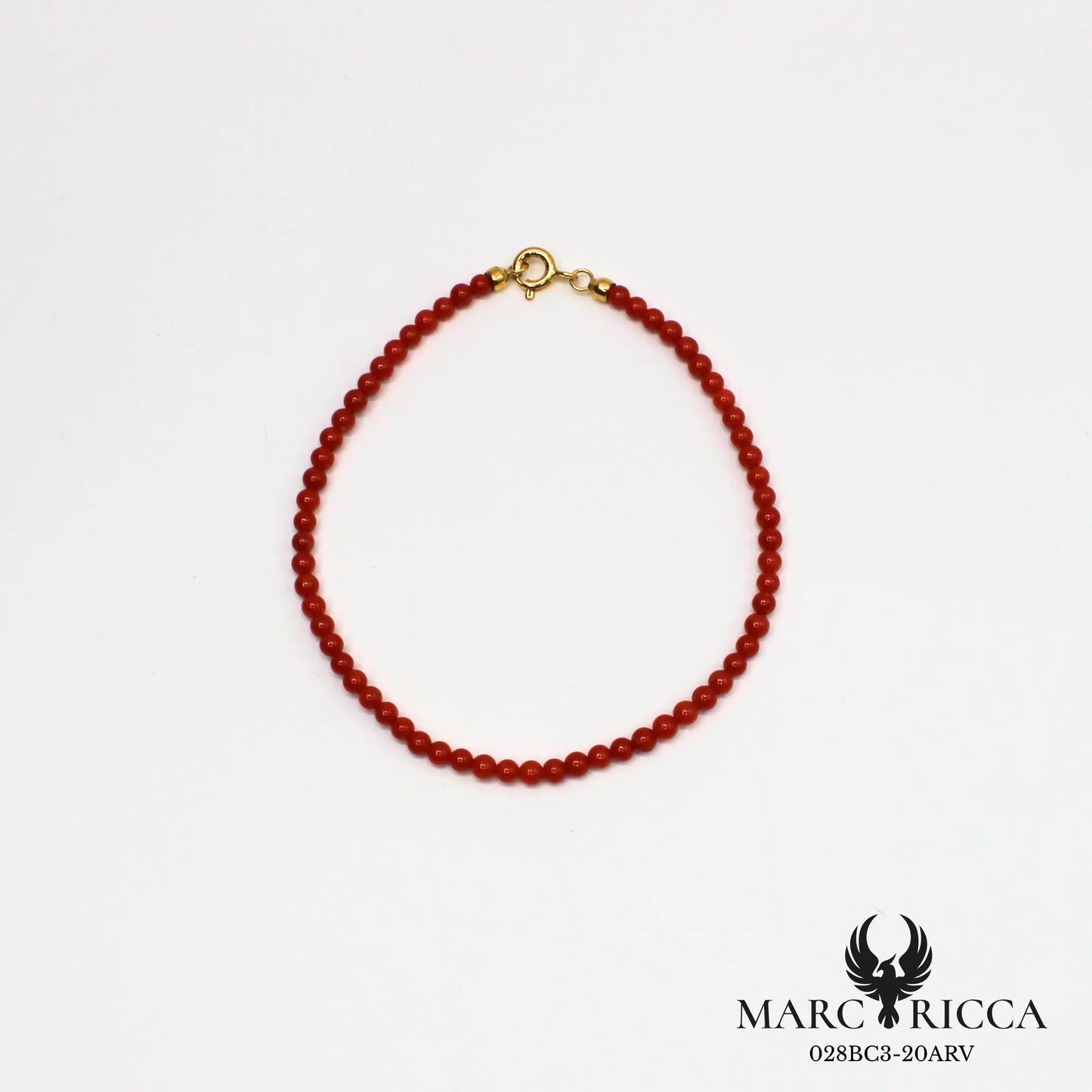 Bracelet perles corail 3mm