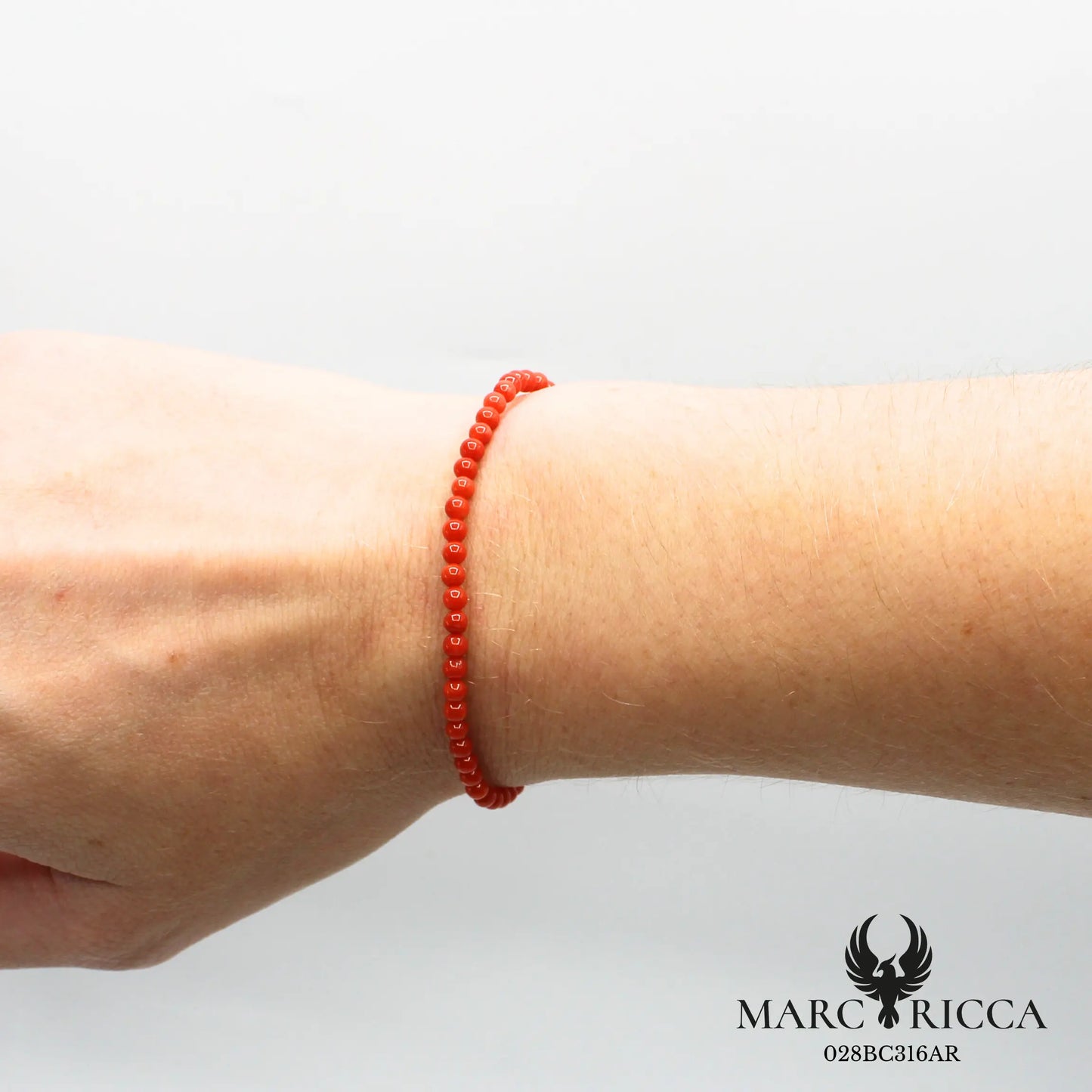 Bracelet perles corail 3mm