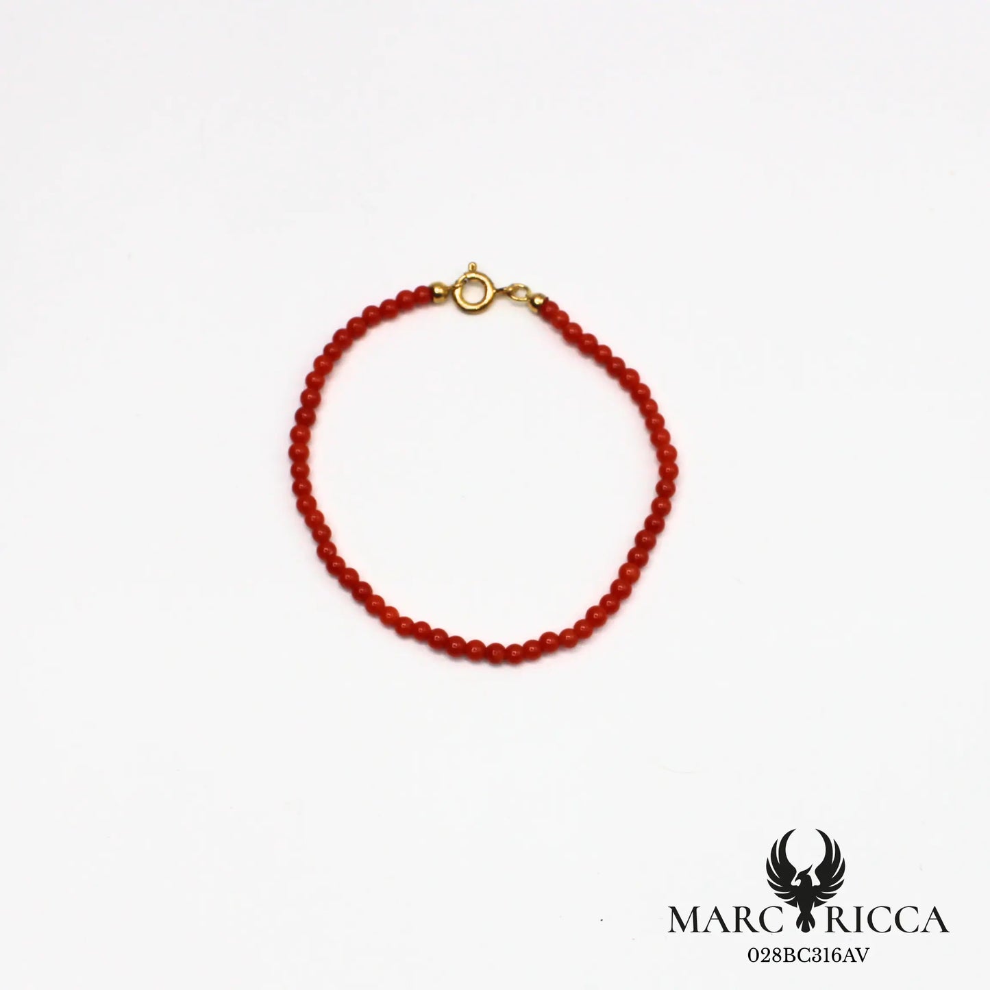 Bracelet perles corail 3mm