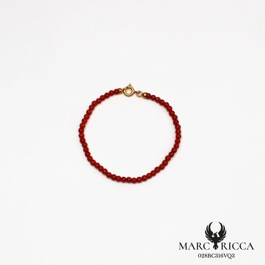 Bracelet perles de corail 3 mm