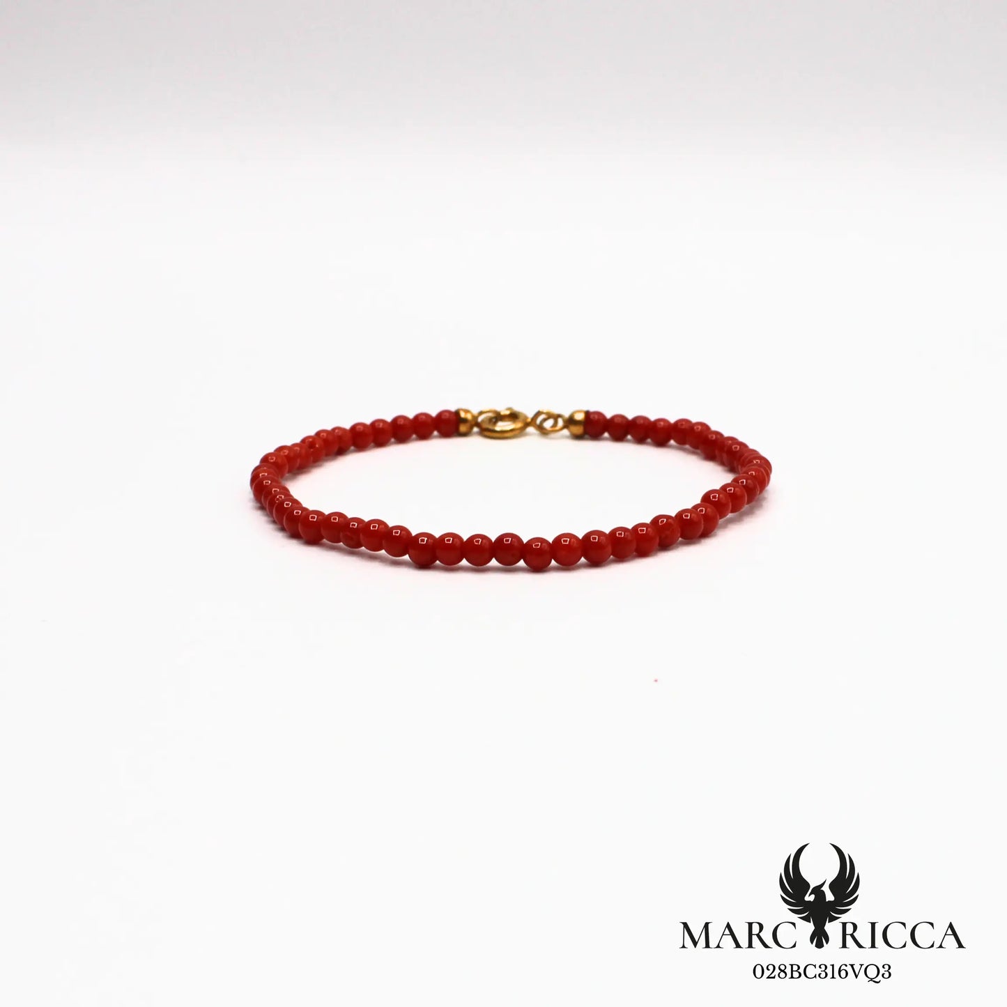 Bracelet perles de corail 3 mm