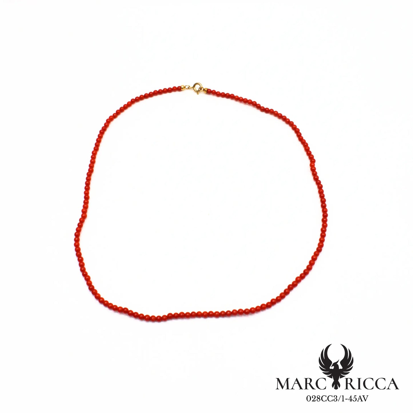 Collier en perles de corail en vermeil