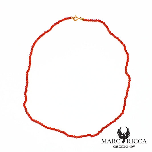 Collier perles de corail