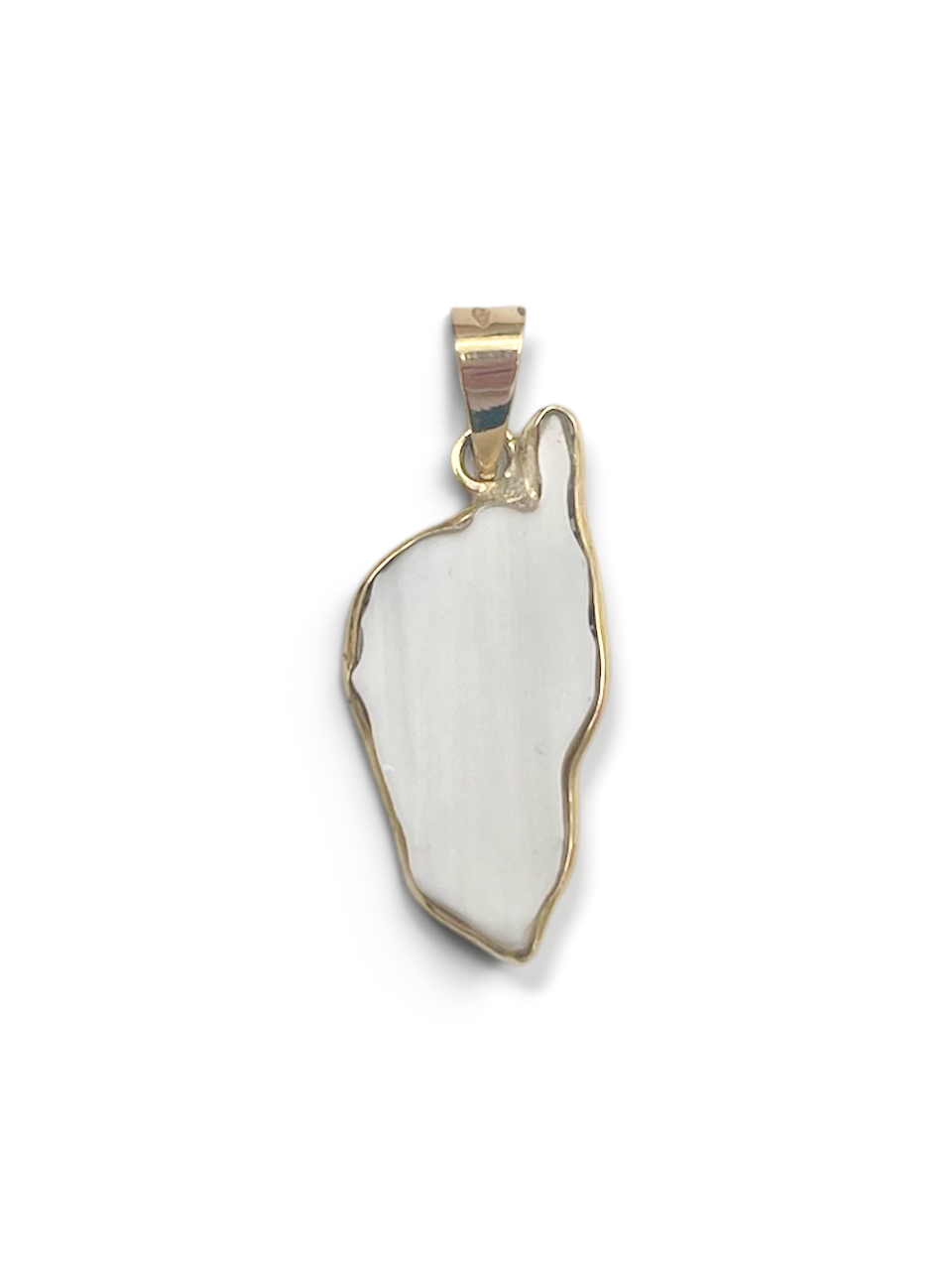 Pendentif Or Corne Bovin Pièce Unique