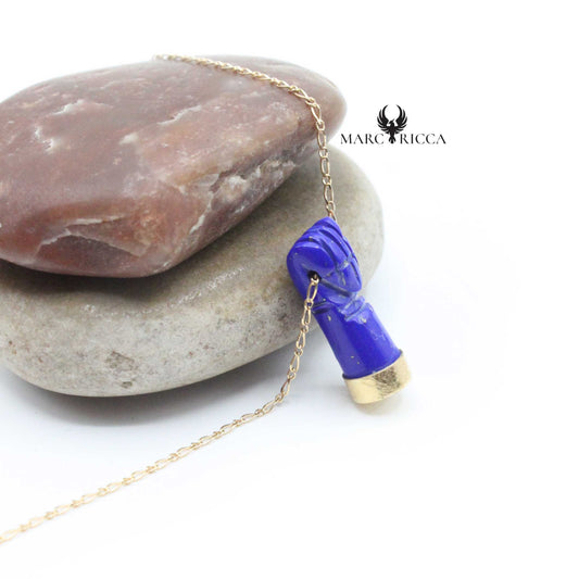 Collier Or Main Lapis Lazuli