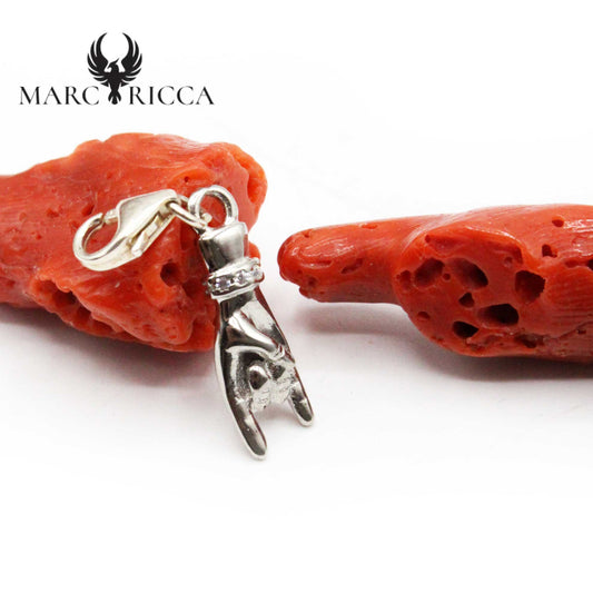 Charms Argent Main & Strass