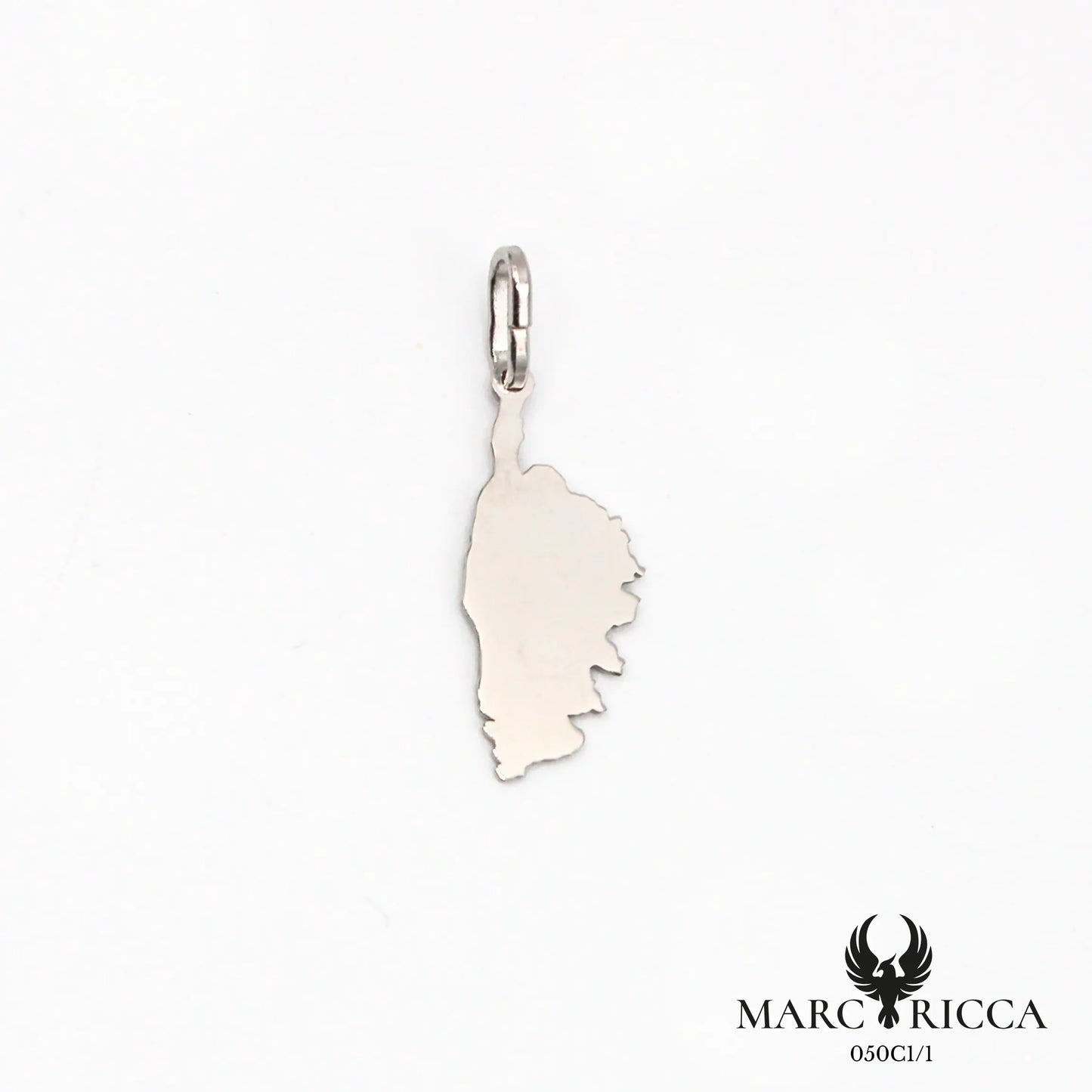 Pendentif corse avec villes en argent ou vermeil