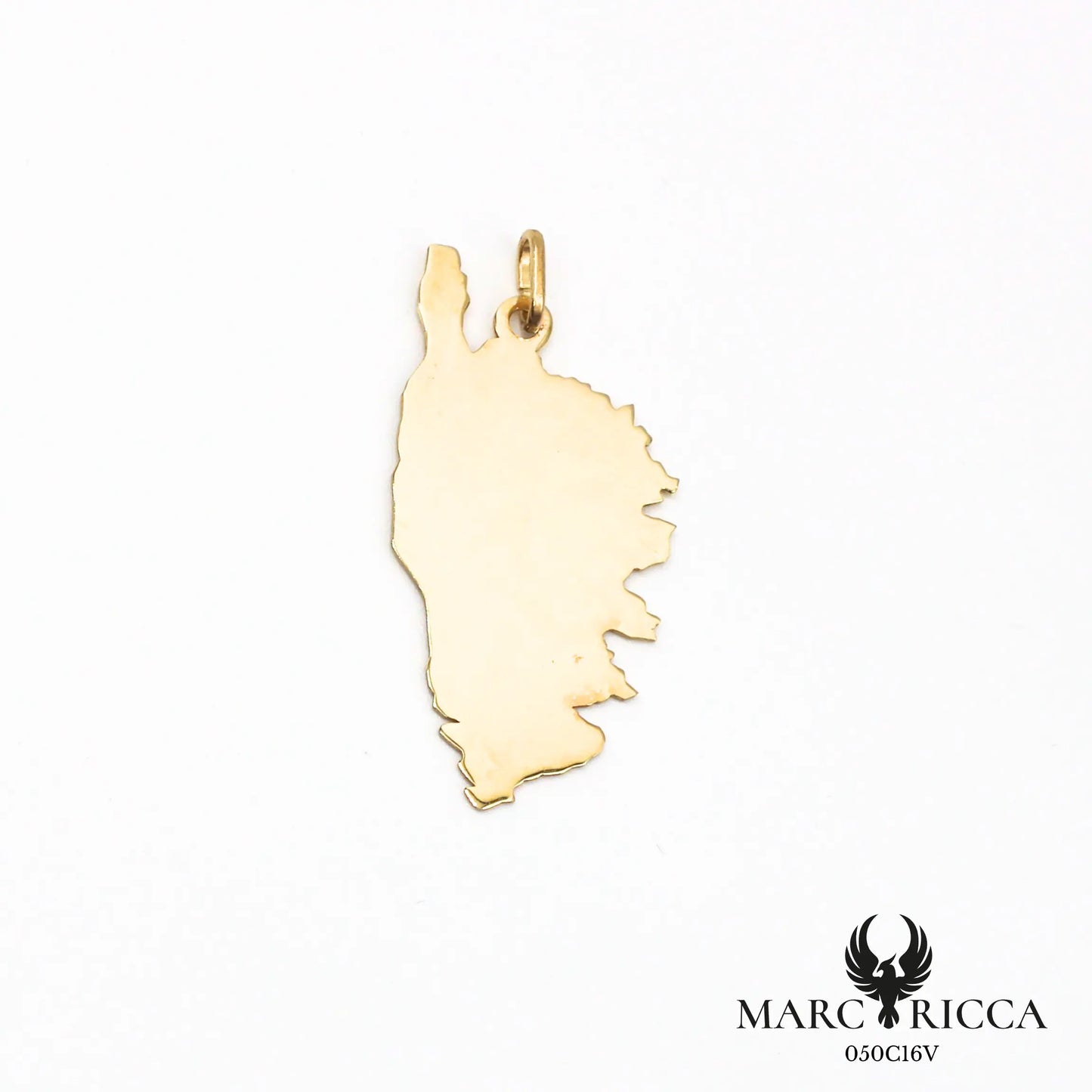 Pendentif Argent Corse et Tête de Maure