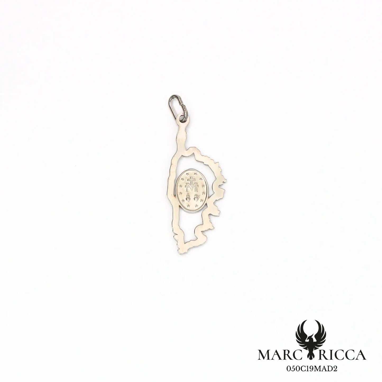 Pendentif Argent Corse Madone Vermeil