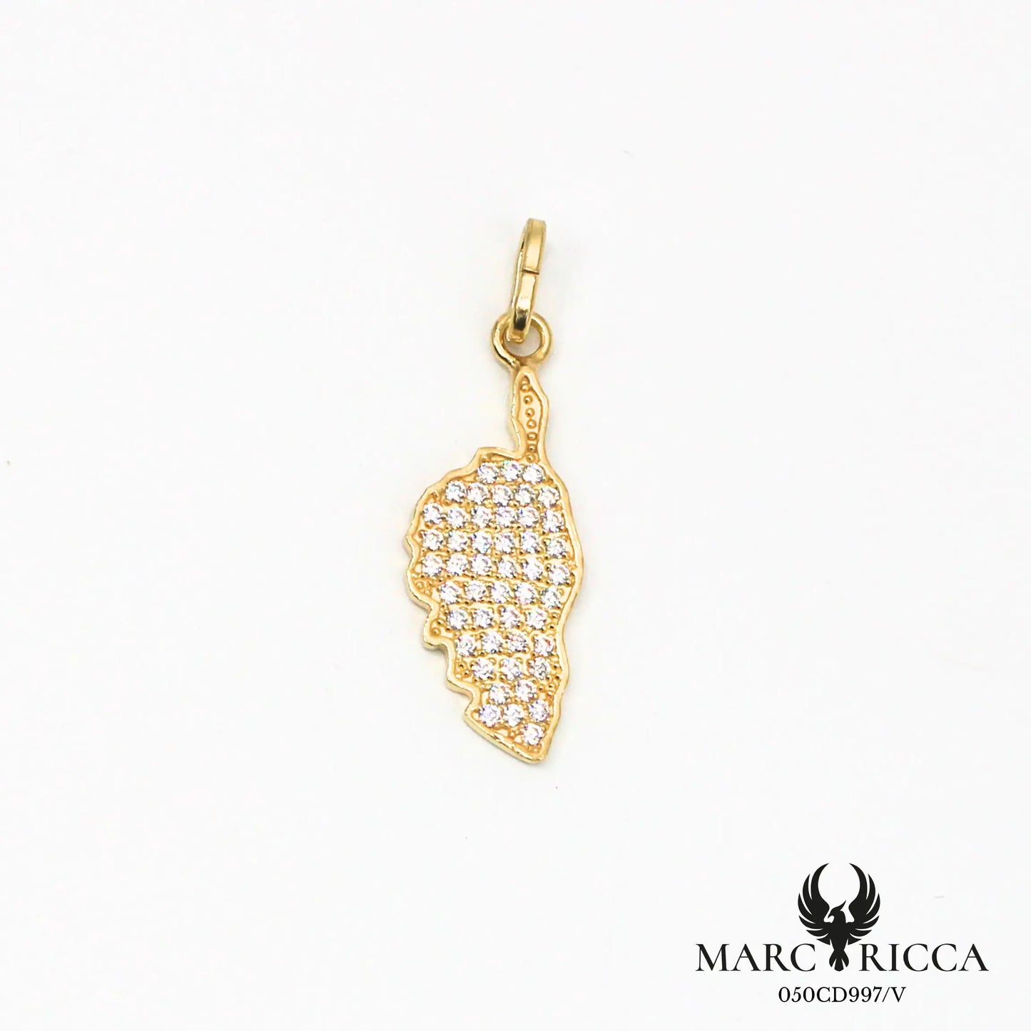 Pendentif Argent Corse & Strass