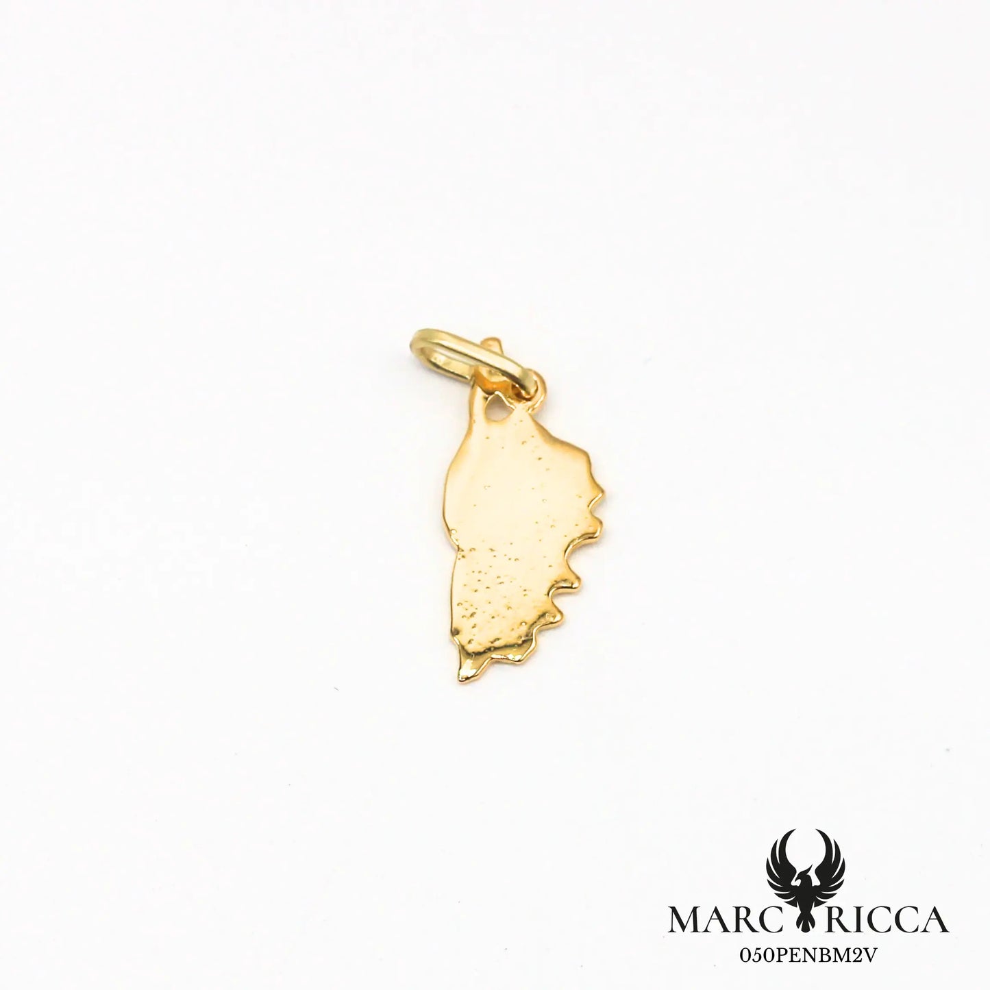 Pendentif corse avec villes gravées en argent ou vermeil