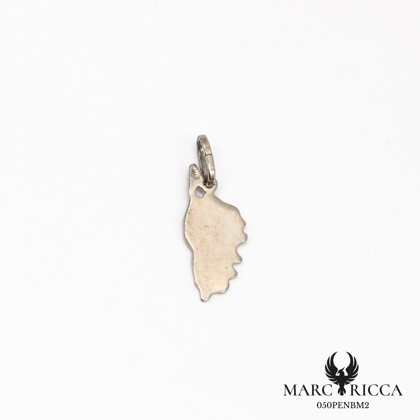 Pendentif corse avec villes gravées en argent ou vermeil