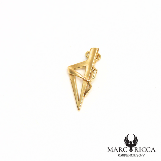 Pendentif corse Stylisé avec bandeau en argent ou vermeil