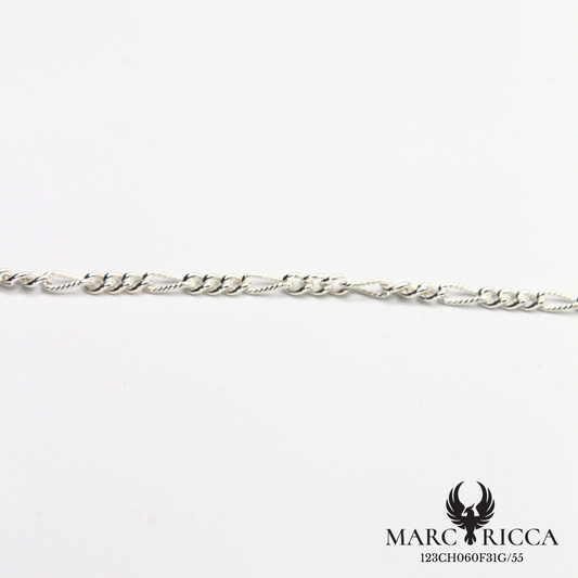 Chaine en argent 925 maille Figaro