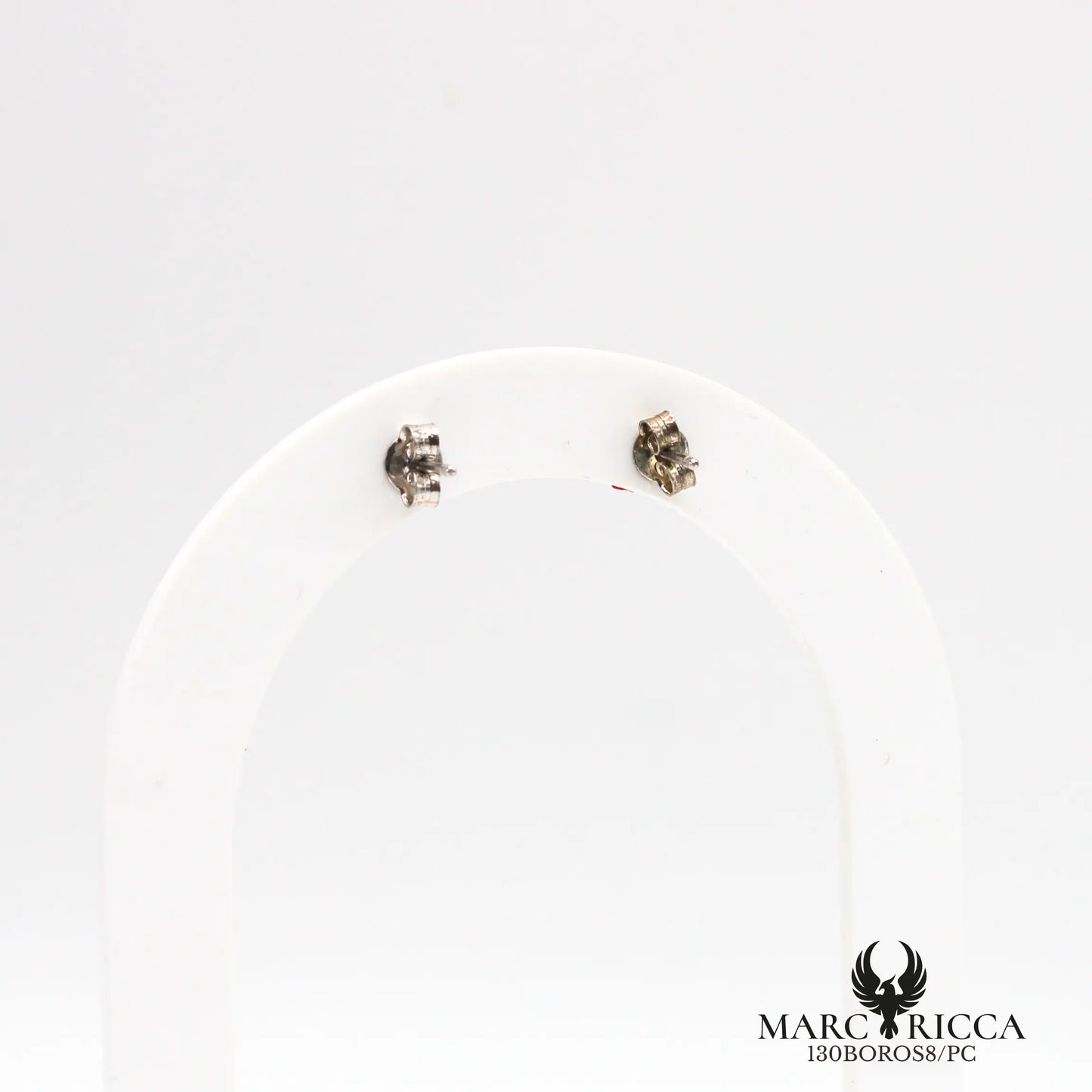 Boucles d'oreilles clous en forme de rose corail