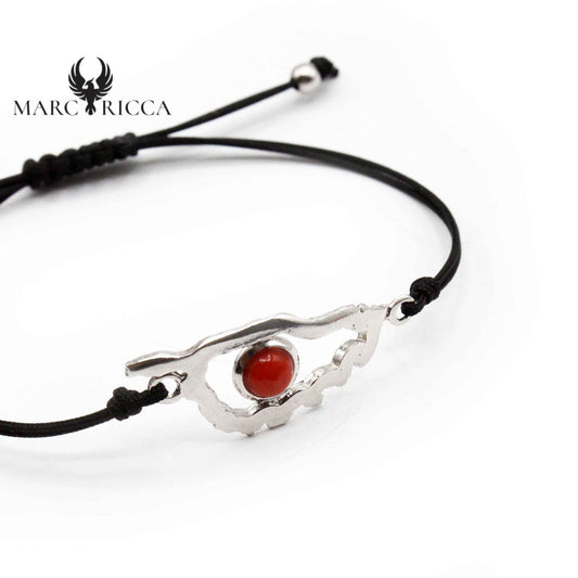 Bracelet Argent Corse & Corail