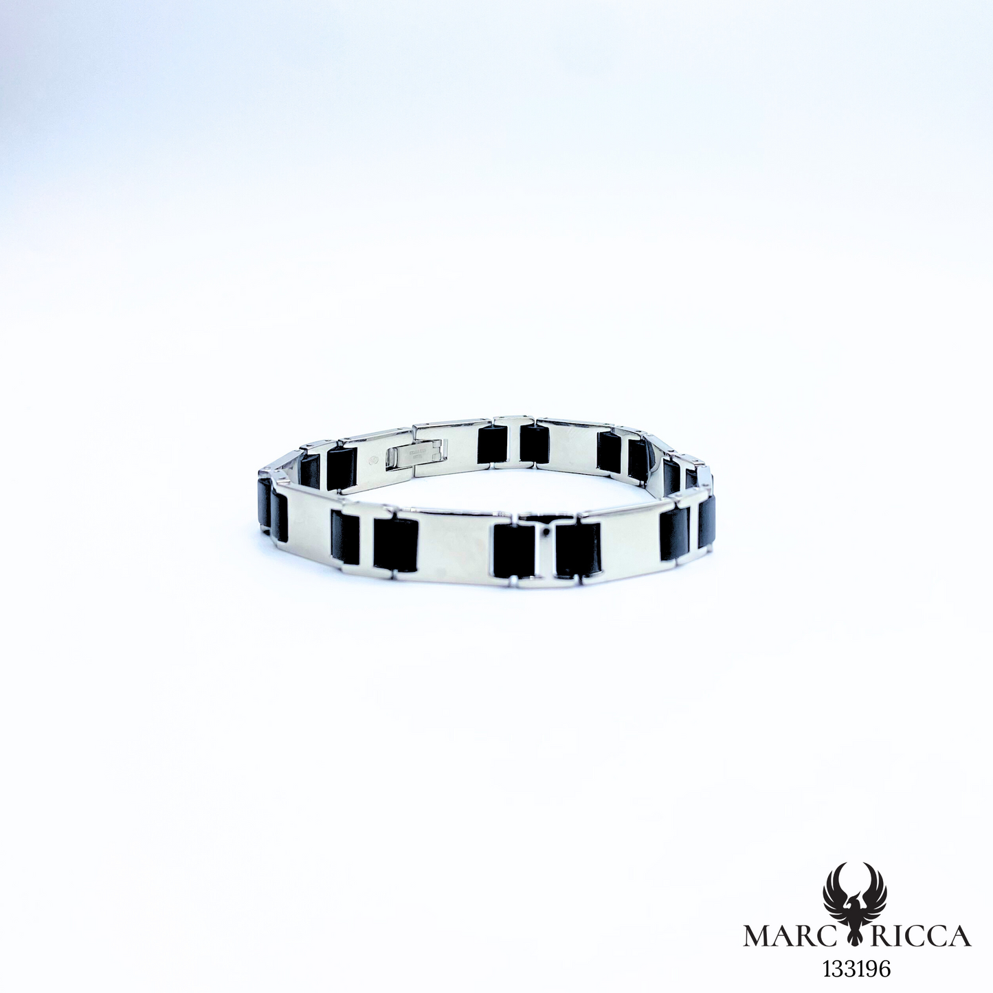 Bracelet Acier et caoutchouc