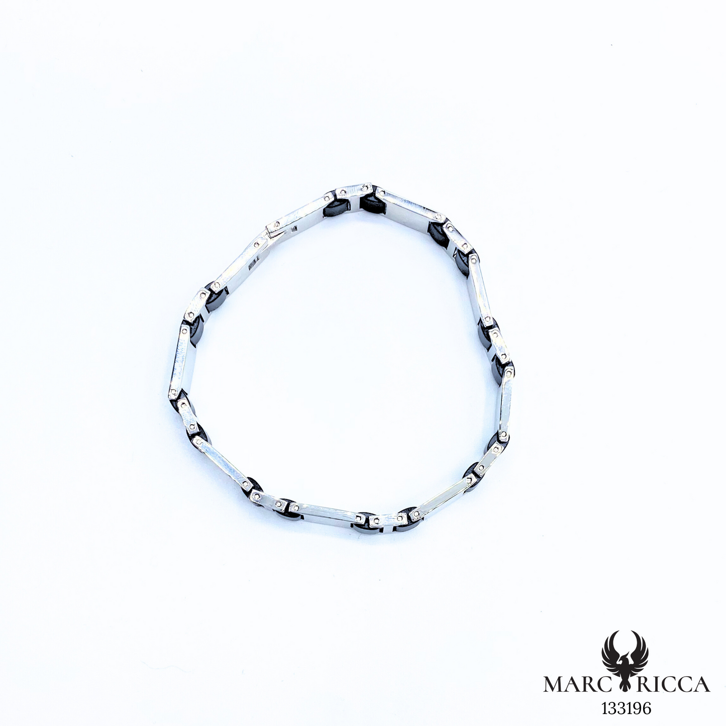 Bracelet Acier et caoutchouc