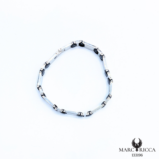 Bracelet Acier et caoutchouc