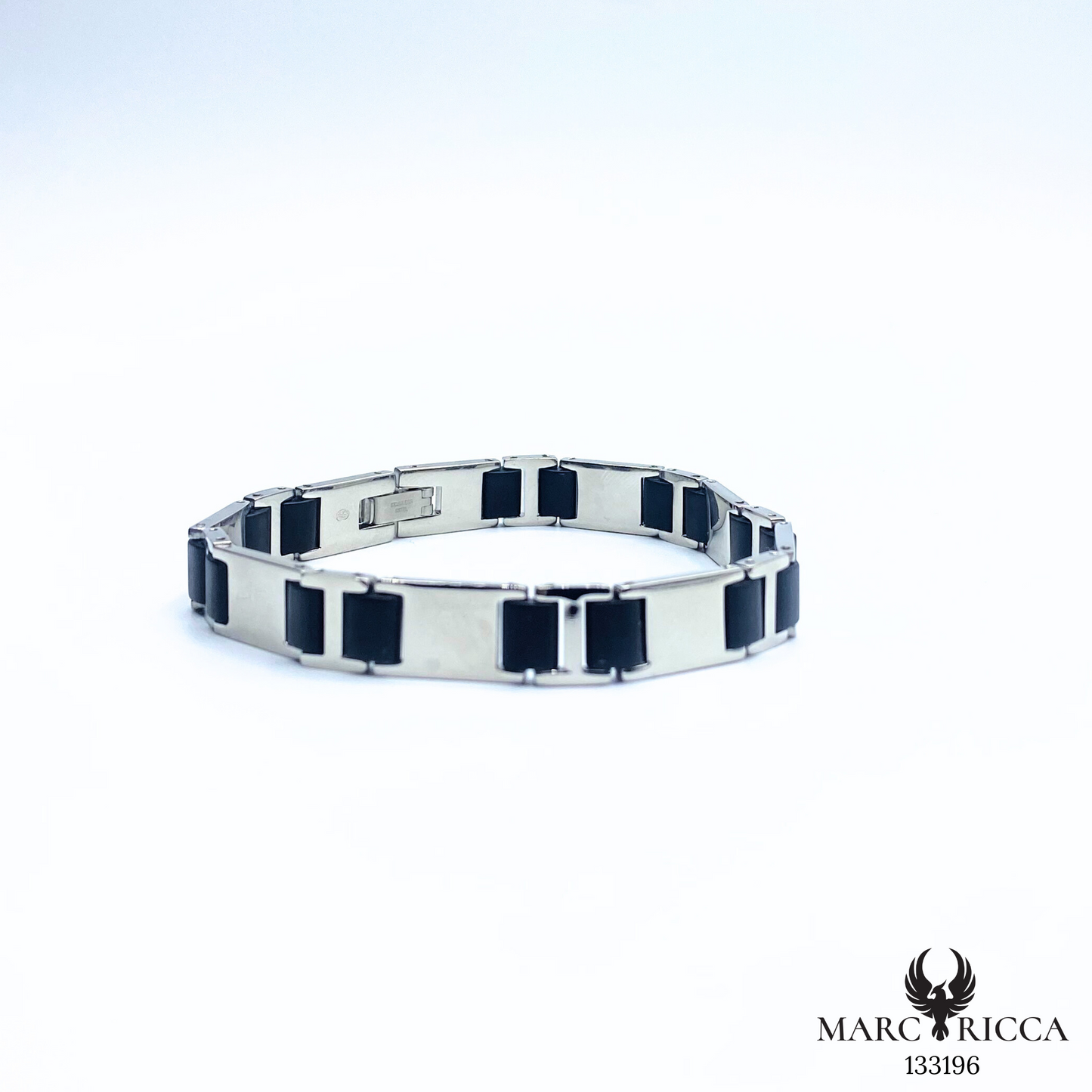 Bracelet Acier et caoutchouc