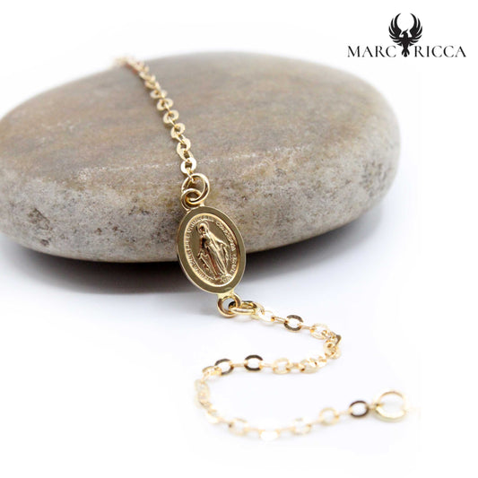 Bracelet Or Chainette & Madone