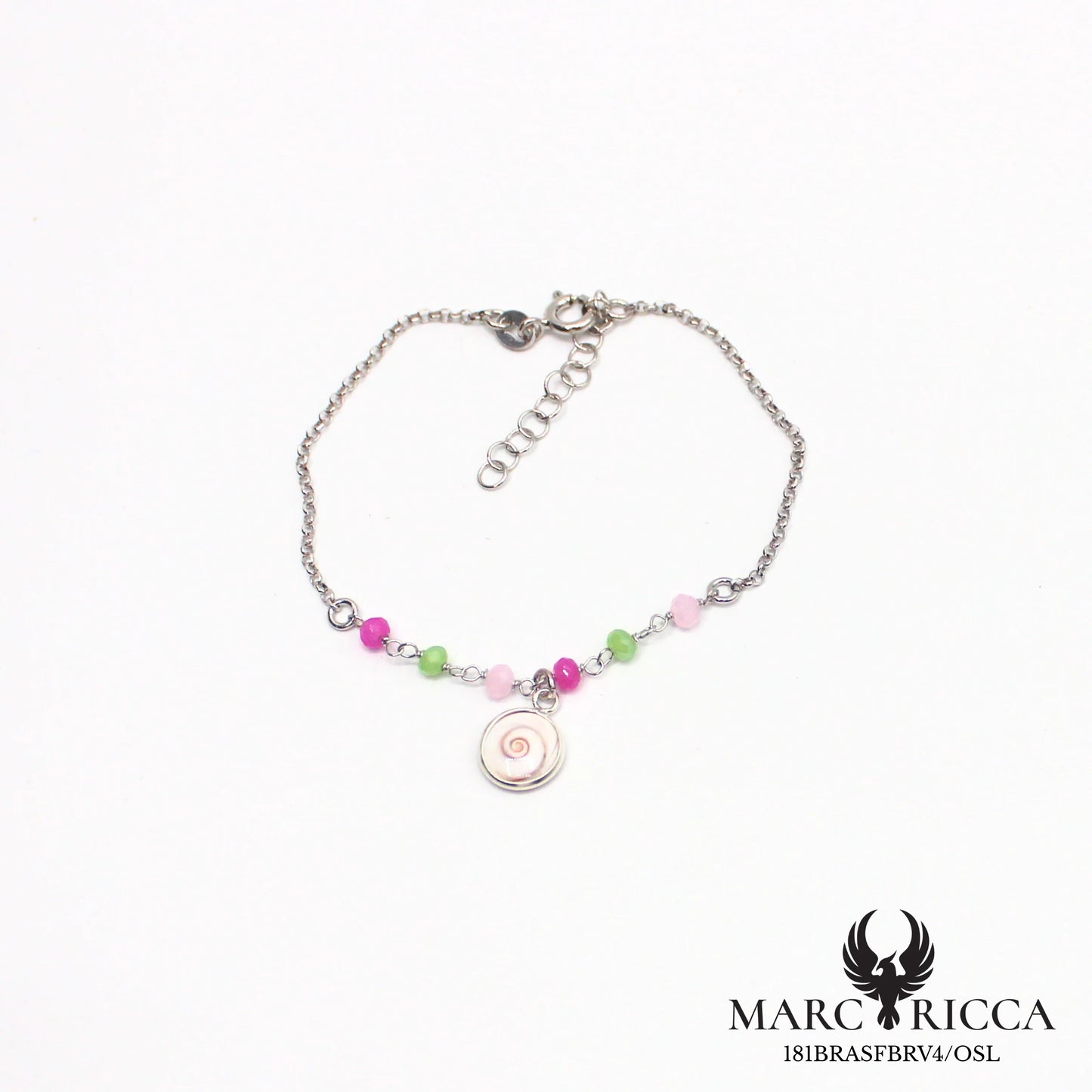 Bracelet œil de Sainte Lucie et cristal