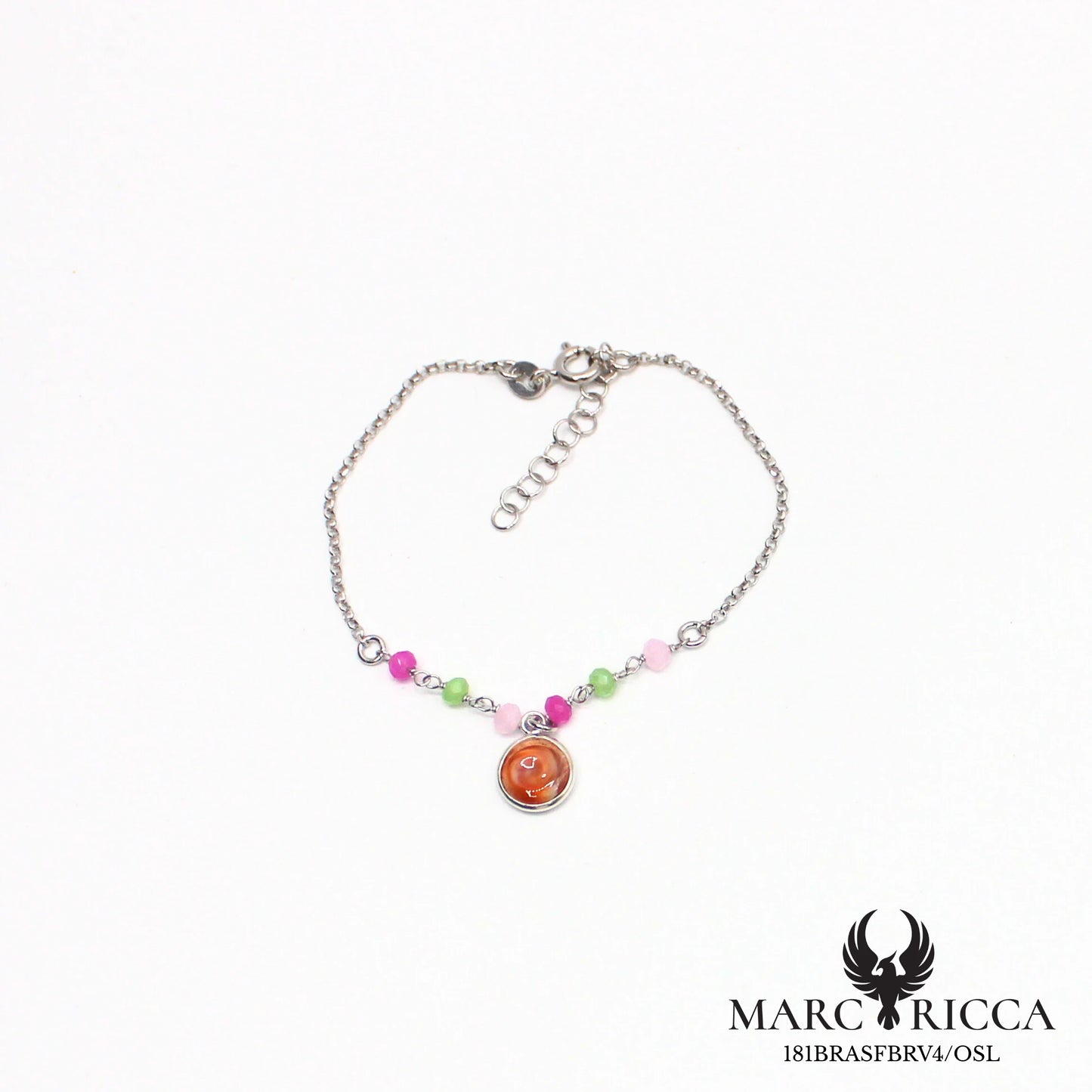 Bracelet œil de Sainte Lucie et cristal
