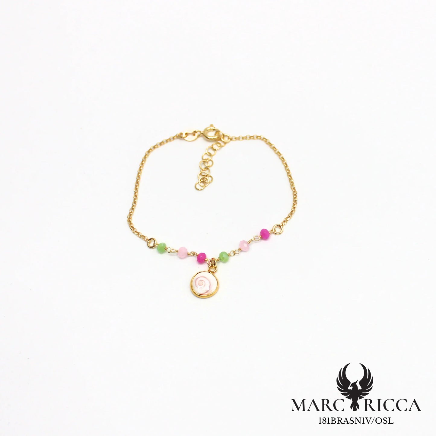 Bracelet œil de Sainte Lucie et cristal
