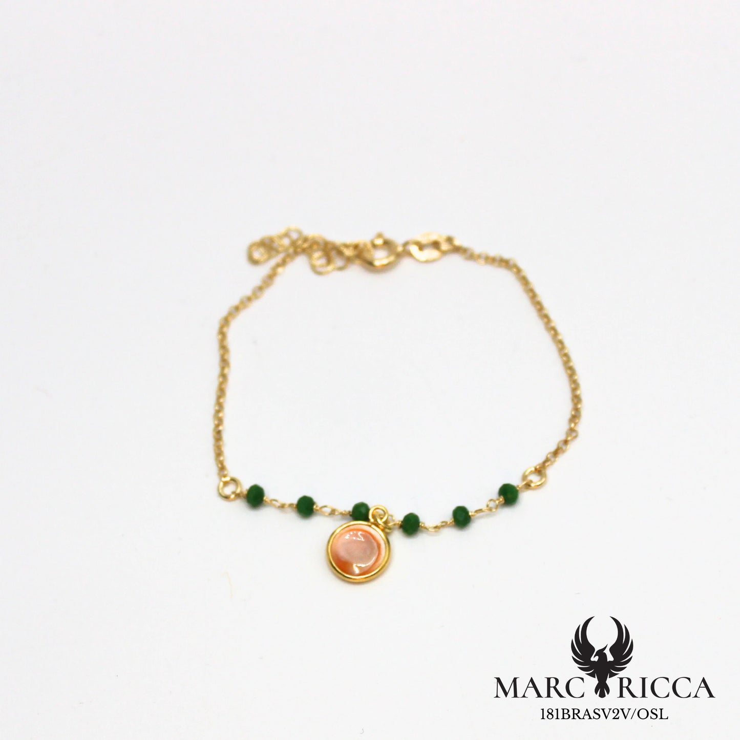 Bracelet œil de Sainte Lucie et cristal