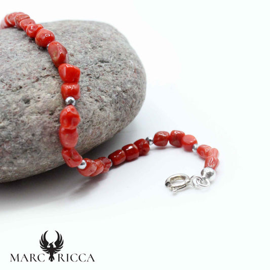 Bracelet Argent Corail