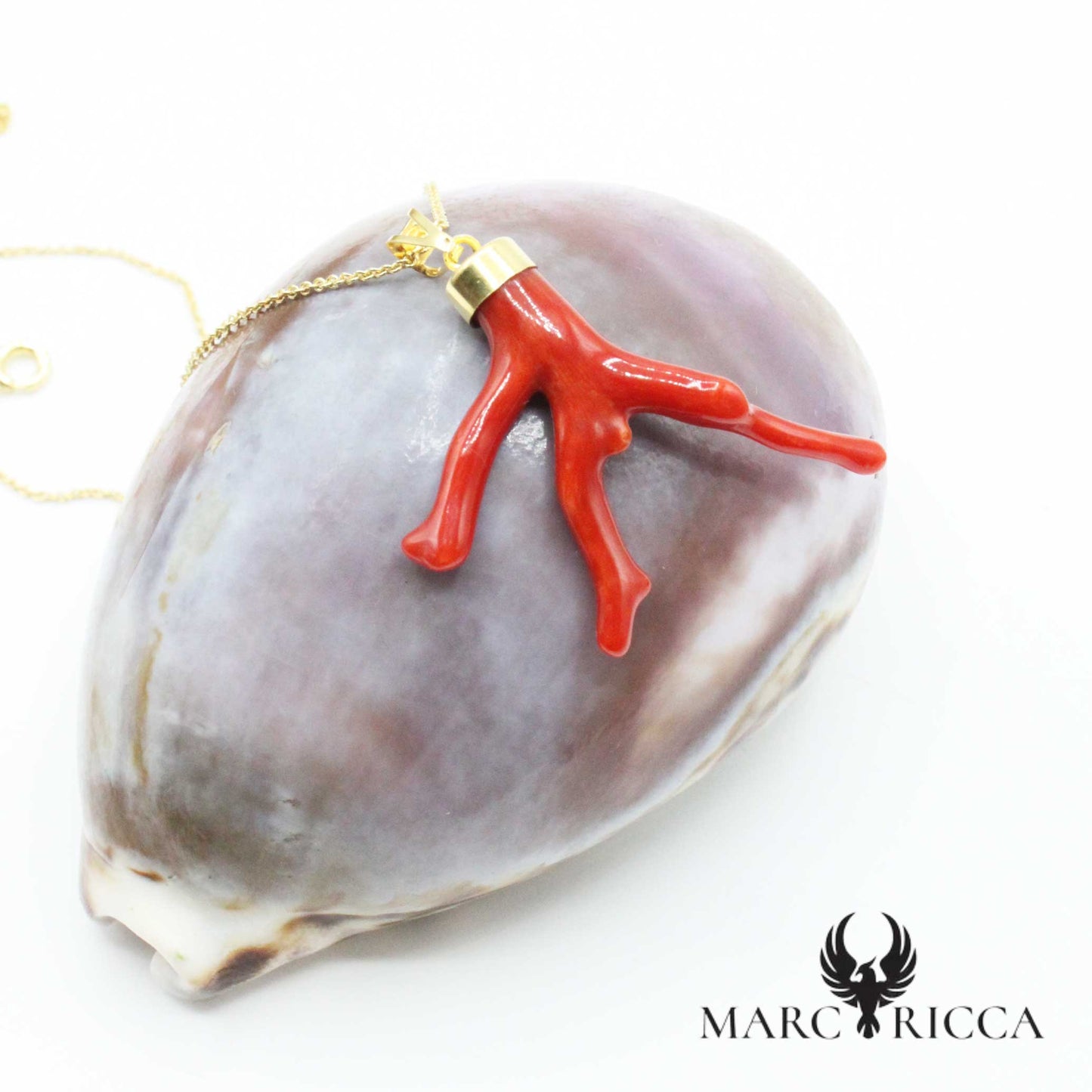 Pendentif Argent Branche de corail