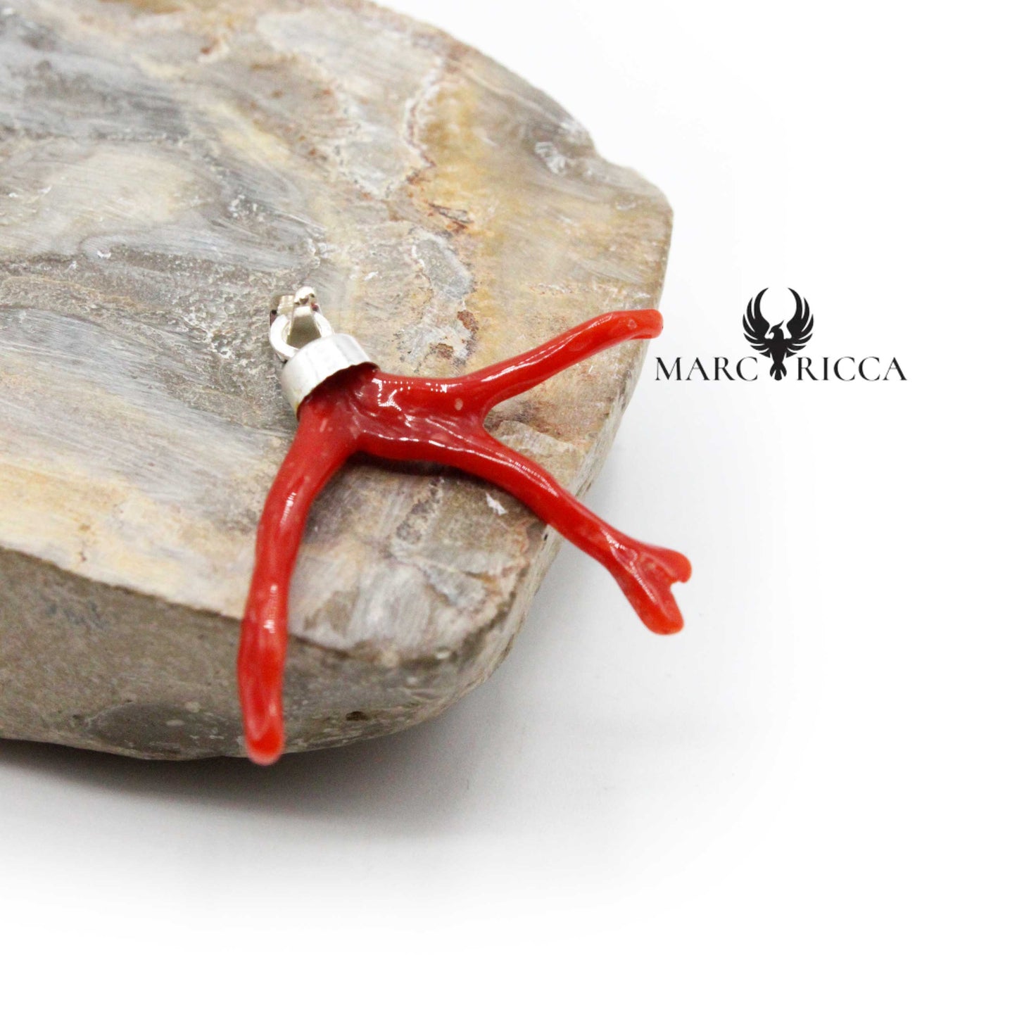 Pendentif Argent Branche de corail