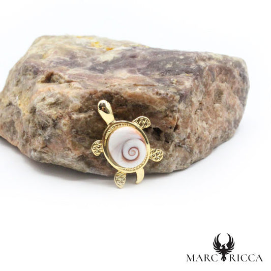 Pendentif Argent Œil de St-Lucie Tortue