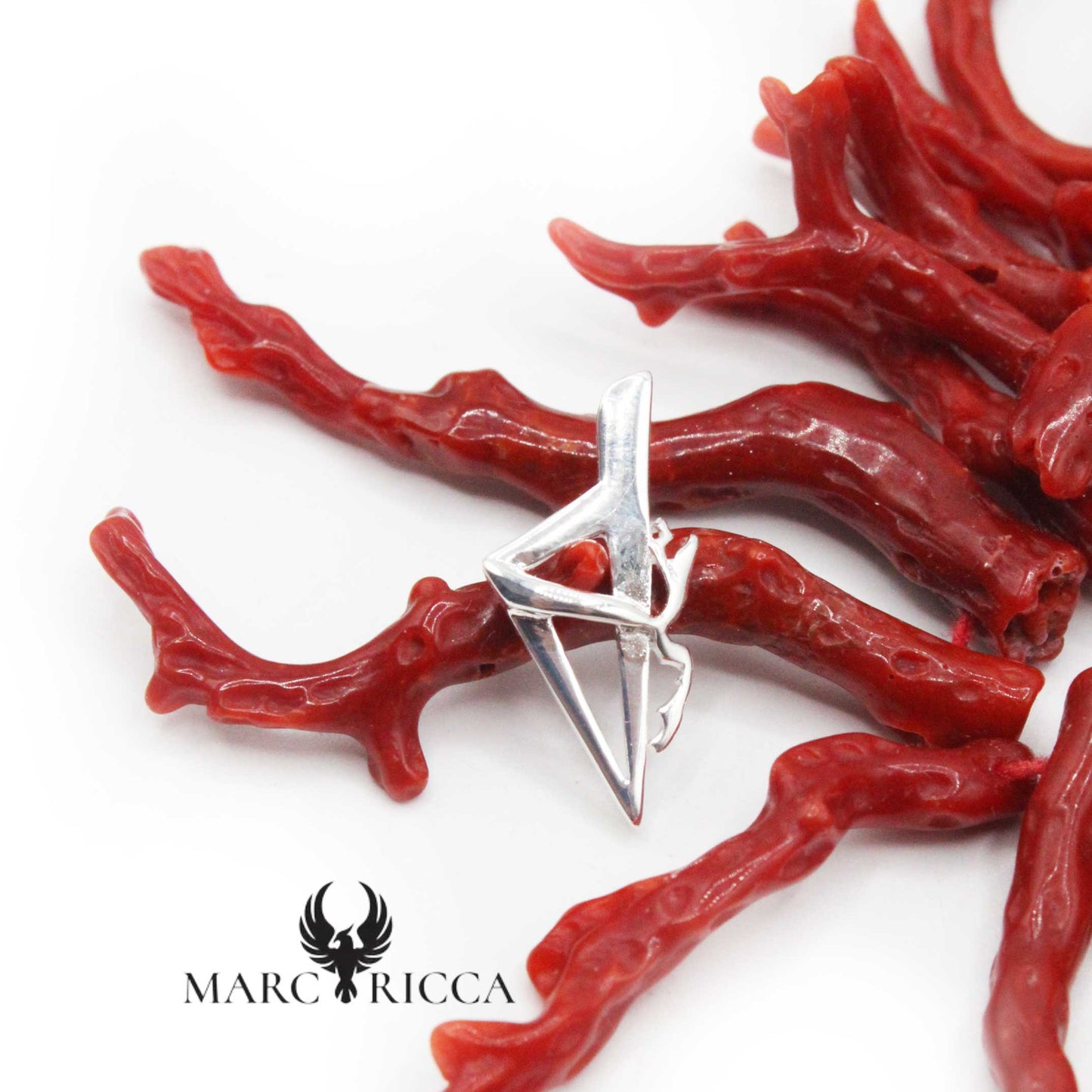 Pendentif Argent Corse Stylisée & Bandeau