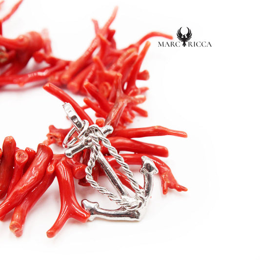 Pendentif Argent Ancre Marine