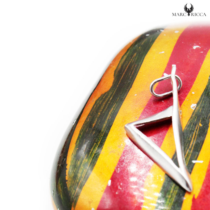 Pendentif Argent Corse Stylisée