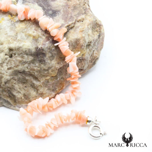 Bracelet Argent Corail Rose Cupolino