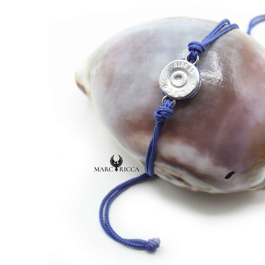 Bracelet Argent Cordon Réglable Douille