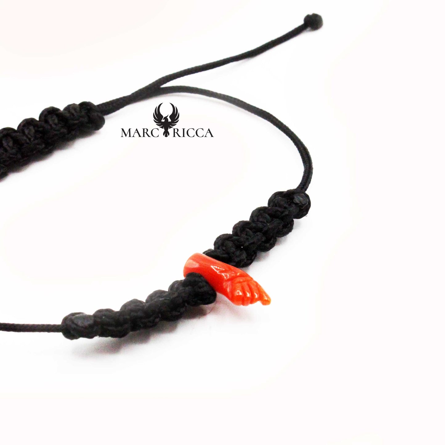 Bracelet Cordon & Main Corail Rouge