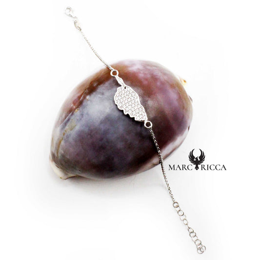 Bracelet Argent Corse Strass