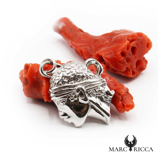 Pendentif Argent Tête de Maure