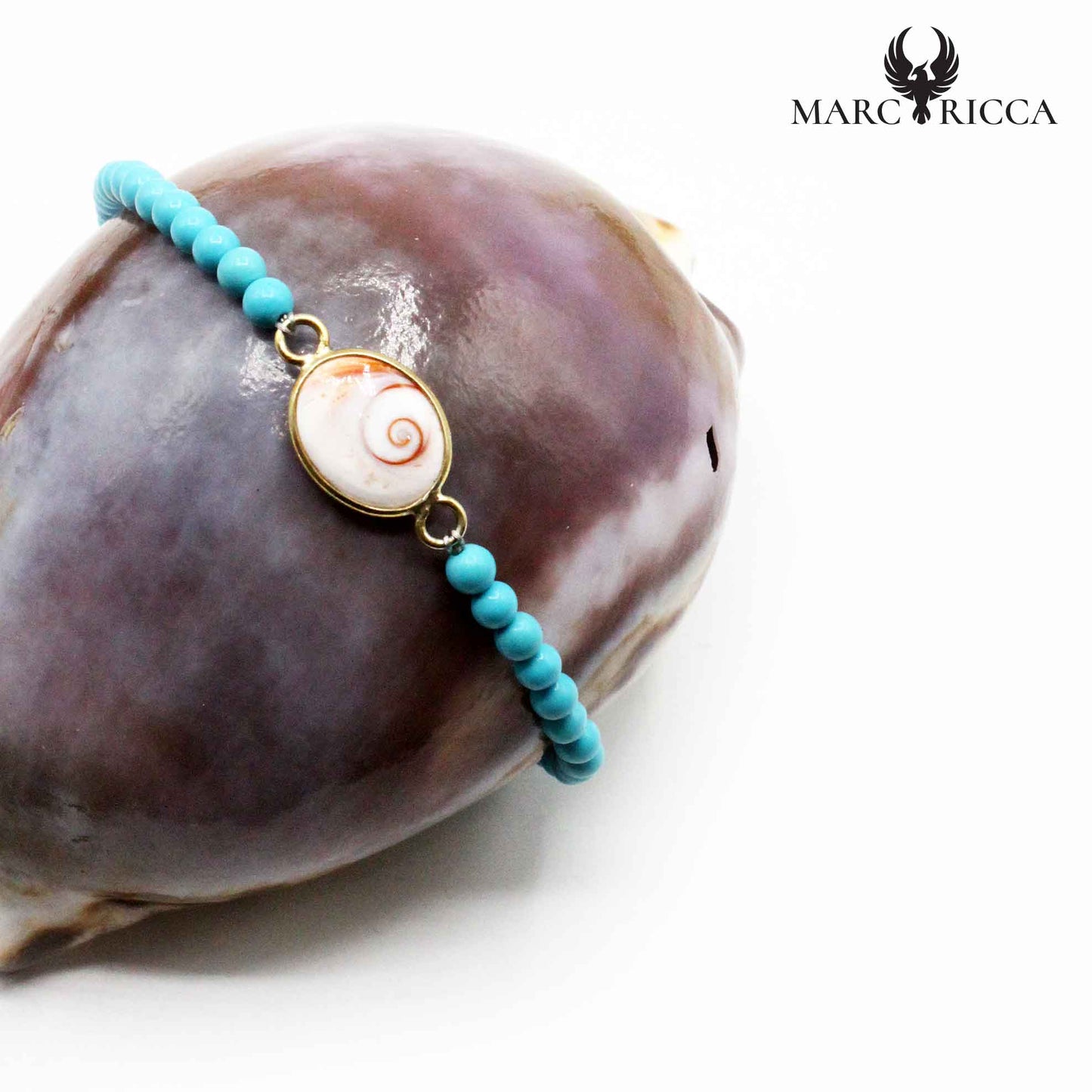 Bracelet œil de St-Lucie & Turquoise