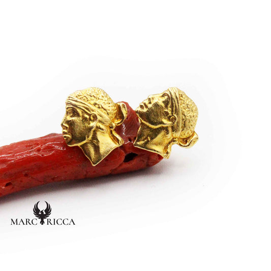 Boucles Argent Tête de Maure