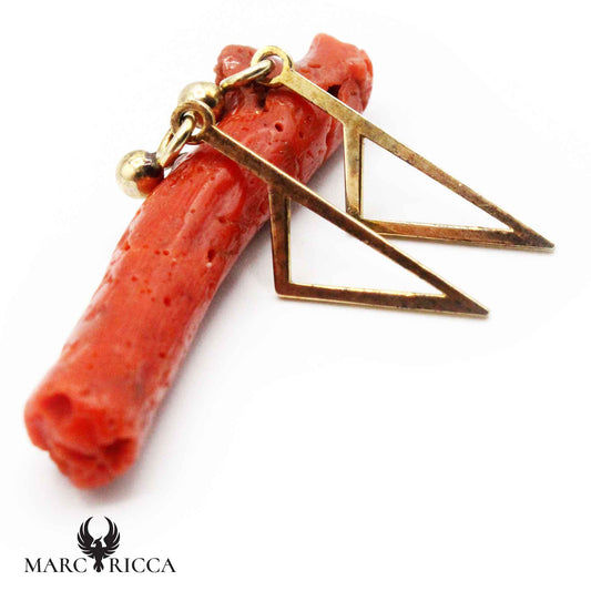 Boucles Argent Corses Pendante Stylisées