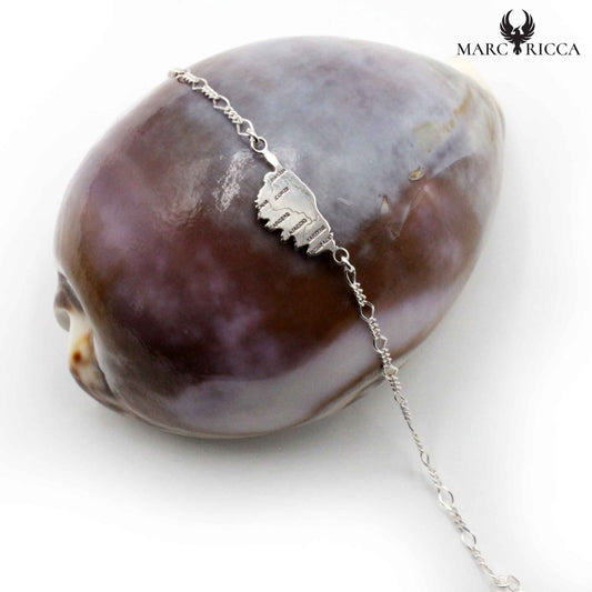 Bracelet Argent Chainette Corse