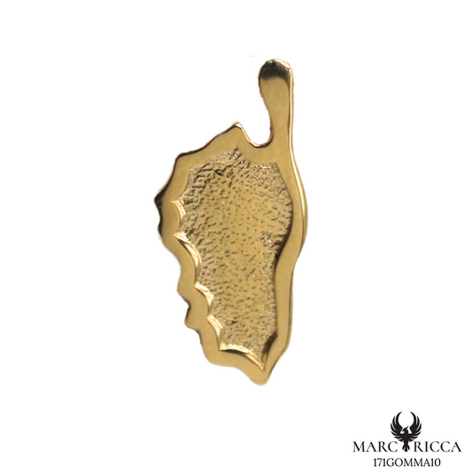 Pendentif Or Corse Texturée 18 ou 9 carats